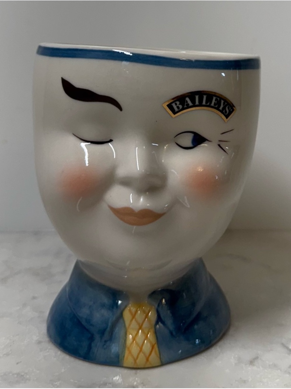 Vintage Limited Edition Baileys Irish Cream “Wink” Porcelain Mug